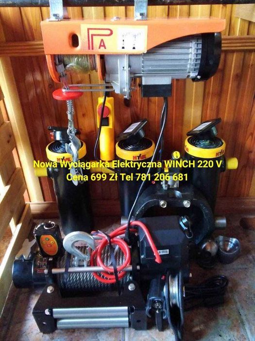 Nowa Wyciągarka Elektryczna WINCH 11 Ton Pomoc Drogowa Laweta  Traktor