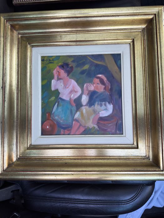 quadro Maria Fernanda Amado - Originais, Óleo sobre platex