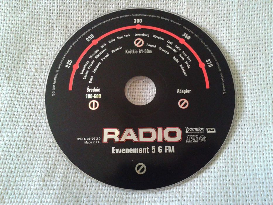 Radio Ewenement 5 G Fm  CD