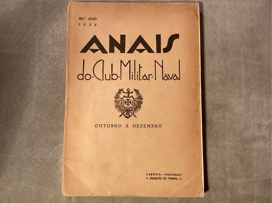 Livro Anais do Clube Militar Naval - Outubro a Dezembro de 1956