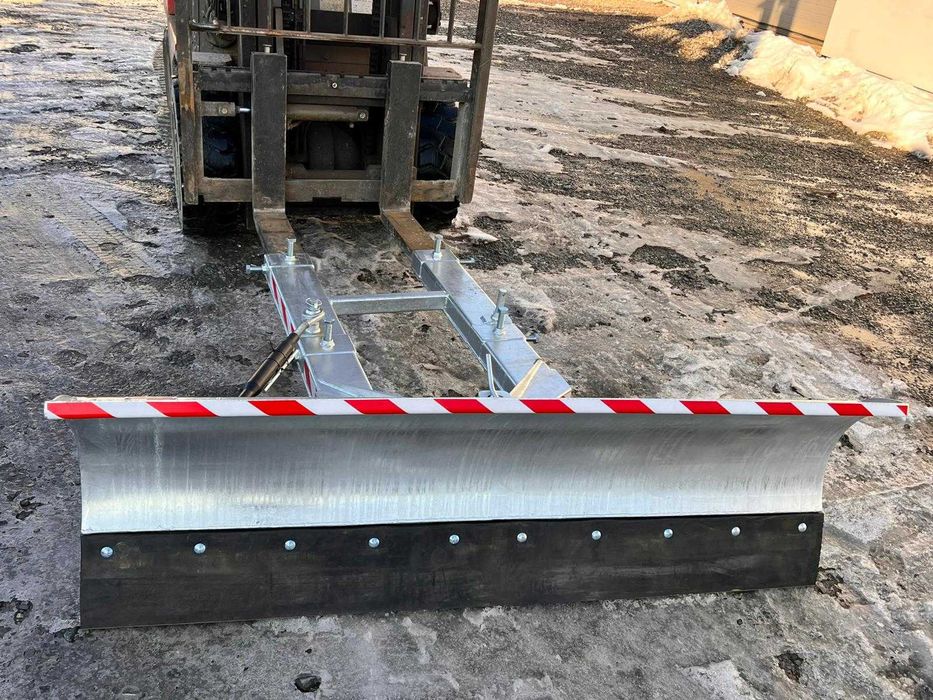 Pług do Wózka Widłowego odśnieżanie śnieg na widły ocynk POLSKA PROD