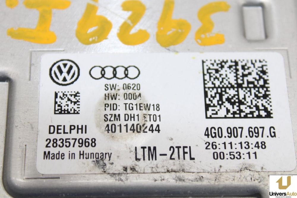CENTRALINA FARÓIS XENON VOLKSWAGEN GOLF VII VARIANT 2014 -4G0907697G D.I.