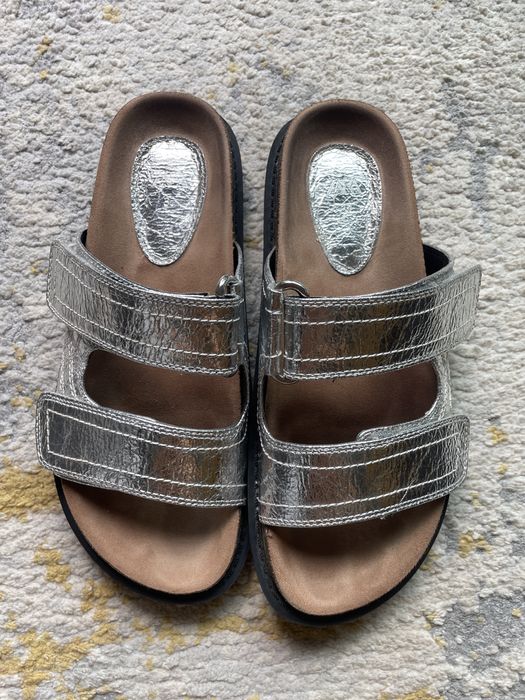 Sandalias Prateadas - ZARA