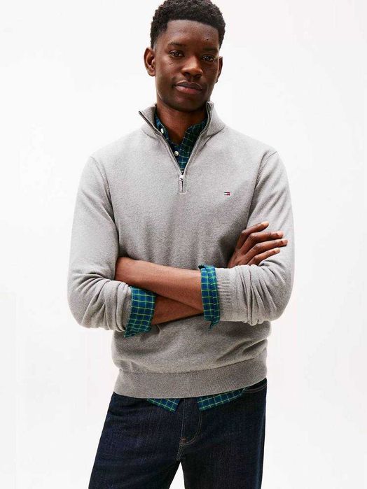 Кофта напівзамок Tommy Hilfiger 1/3 zip Оригінал (полузамок)