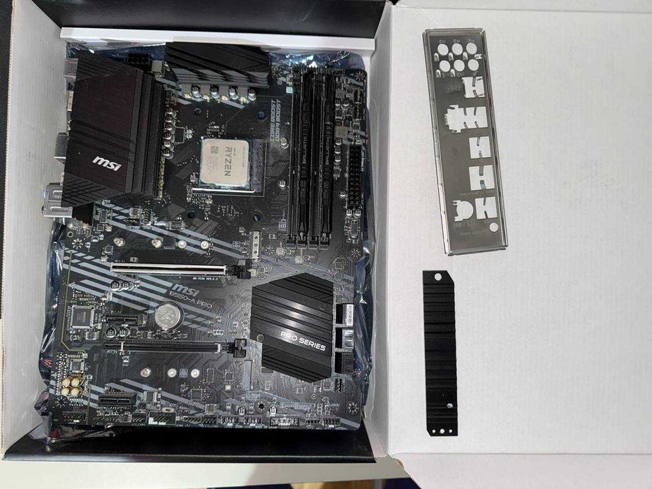 RYZEN 5 5600 conjunto MSI B550 A PRO , DDR4 BALLISTIX 16GB