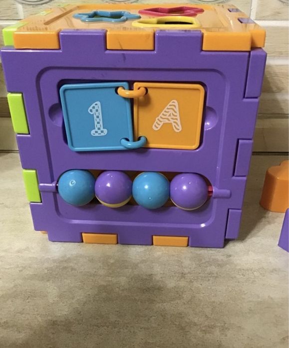 Сортер 2 шт розвиваюча іграшка піраміда кольори