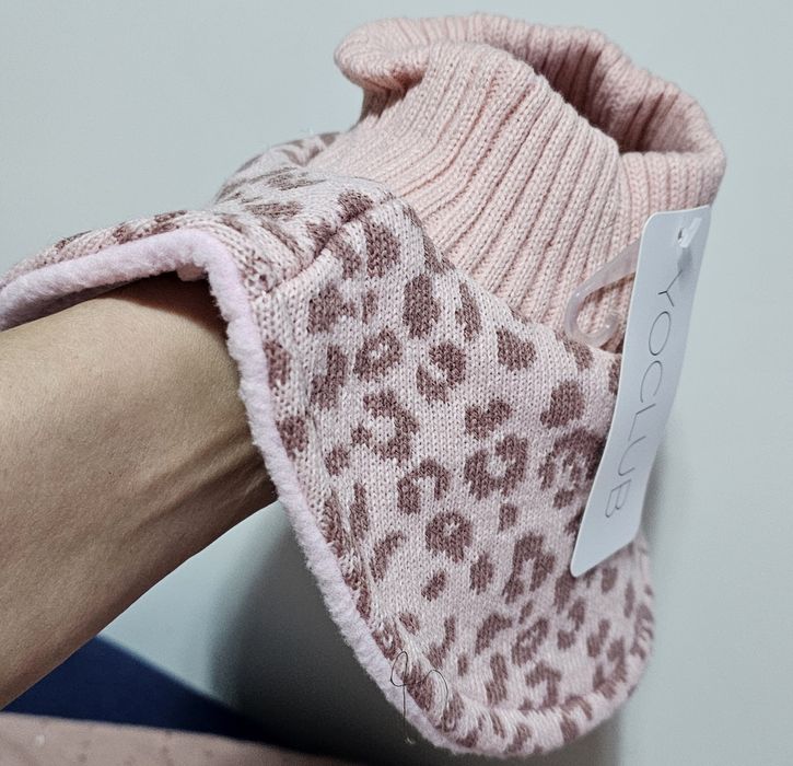 Komin Golfik dziecięcy różowy r.S/M Nowy