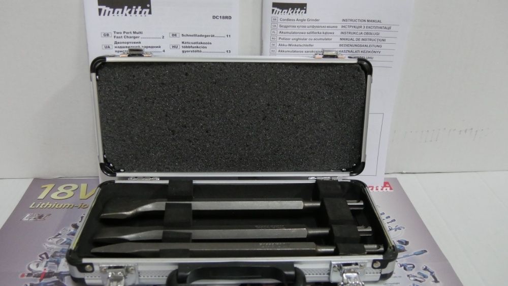 MAKITA dłuta sds plus zestaw dewalt wurth 3szt w walizce