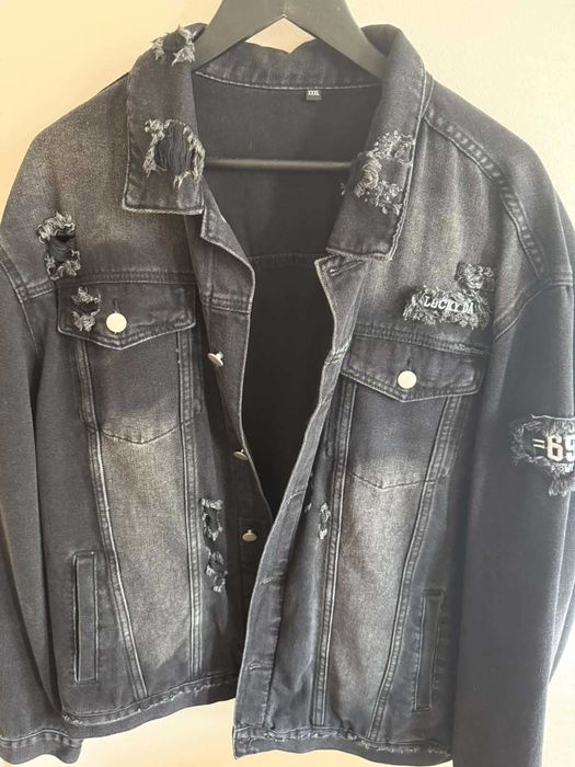 denim jacket/kurtka dżinsowa dobra cena LUCKY DAY 3XL