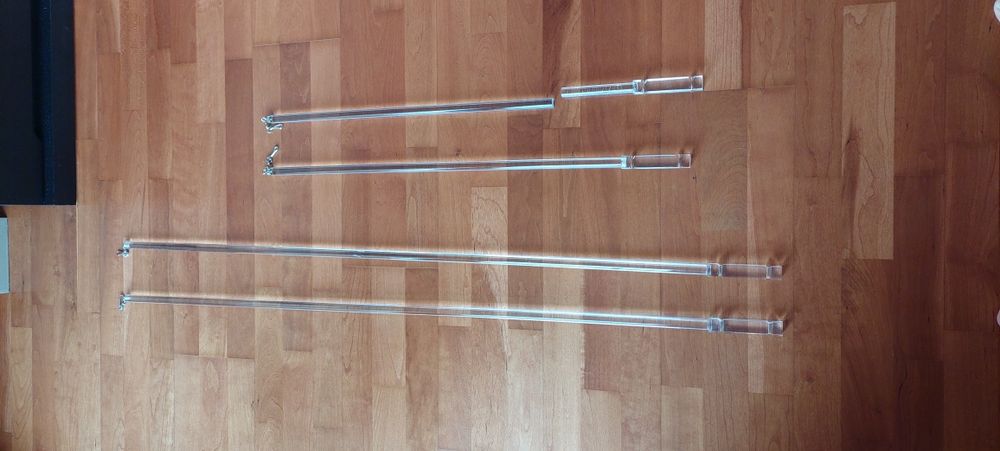4 Varetas de Cortinados - Transparentes