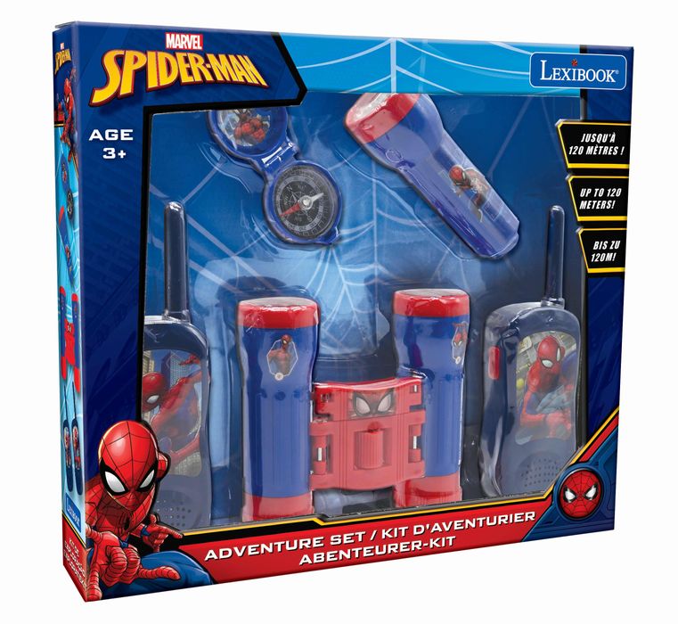 Zestaw Przygodowy Spider-Man Z Krótkofalówkami, Lornetką I Kompasem Rptw12Sp. Nowy Produkt