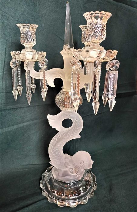 Candelabro Vidro 3 Lumes Sereia