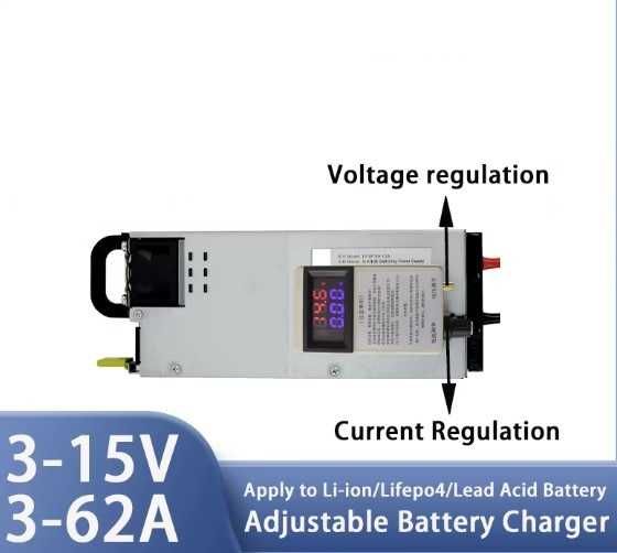 Зарядний  пристрій для LiFePo4  3V-15V 3A-60A