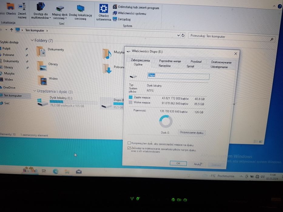 Lenovo ThinkPad T61 roz 14”