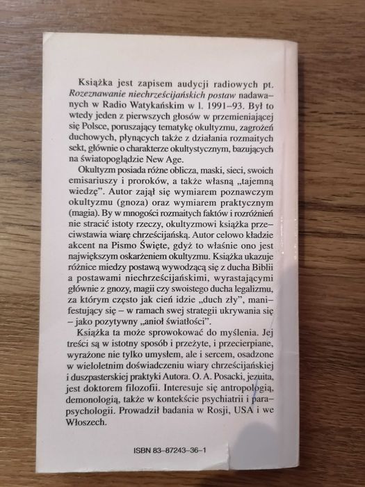 A. Posacki, Niebezpieczeństwa okultyzmu, 1997