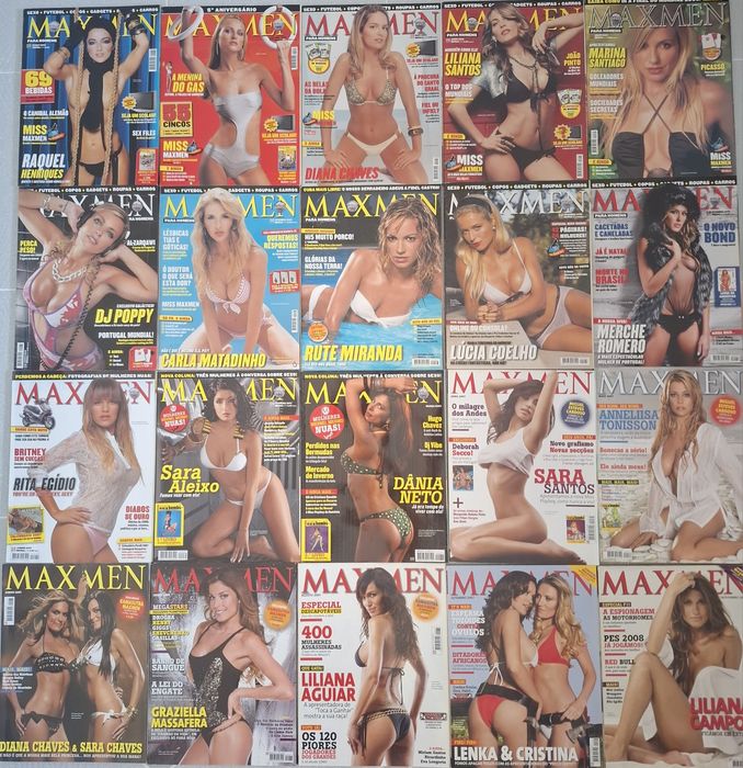 Revistas MAXMEN vários meses (valor por cada unidade)