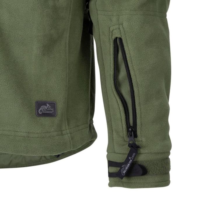 Тактична флісова кофта Helikon-Tex Patriot Jacket олива койот чорний
