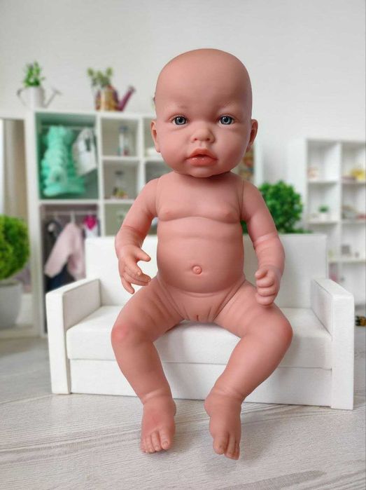 Голий пупс реборн дівчинка Ane Baby Marina&Pau, 45 см