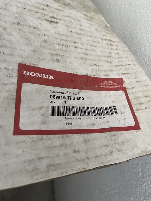 Jantes Honda Originais 15” Novas em Caixa – Ref. 08W15-TF0-600