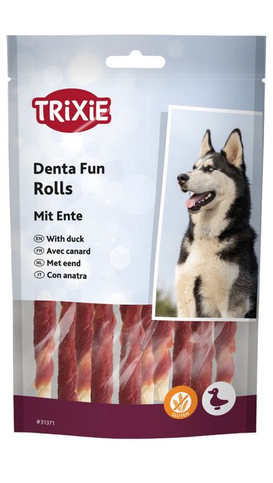 Ласощі Trixie Denta Fun Rolls з качкою