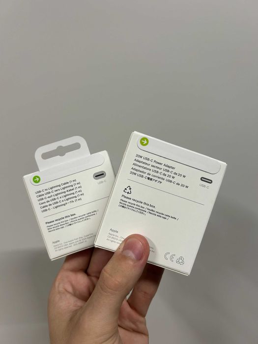 Szybka ładowarka Apple 20 W Lightning nowa (kostka + kabel) do iPhone