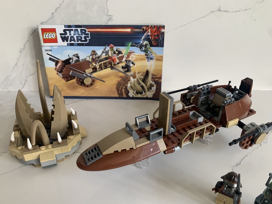 Lego 9496 Star Wars Desert Skiff kompletny