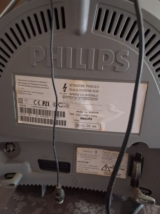 Televisão Philips a funcionar