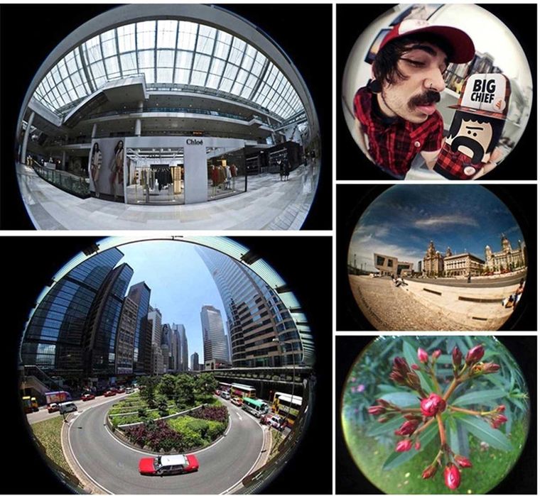 NOWE! Obiektywy do telefonu macro fish eye wide  ZESTAW