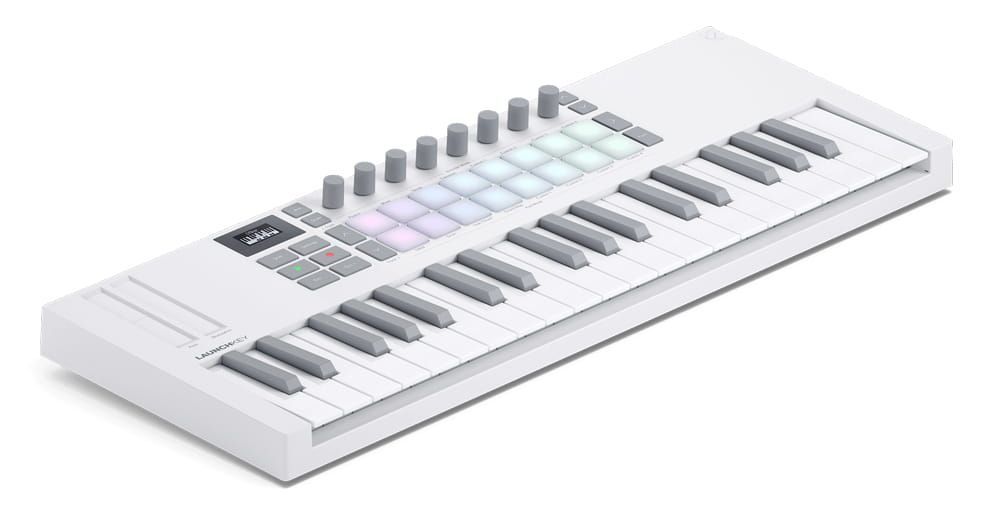Novation Launchkey Mini 37 Mk4 White – klawiatura sterująca
