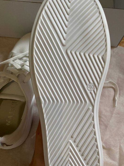 Шкіряні макасини/ Кросівки білі