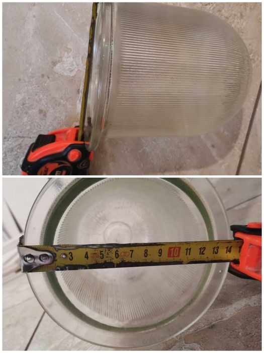 Основания для плафона і плафоны (белые, прозрачный)