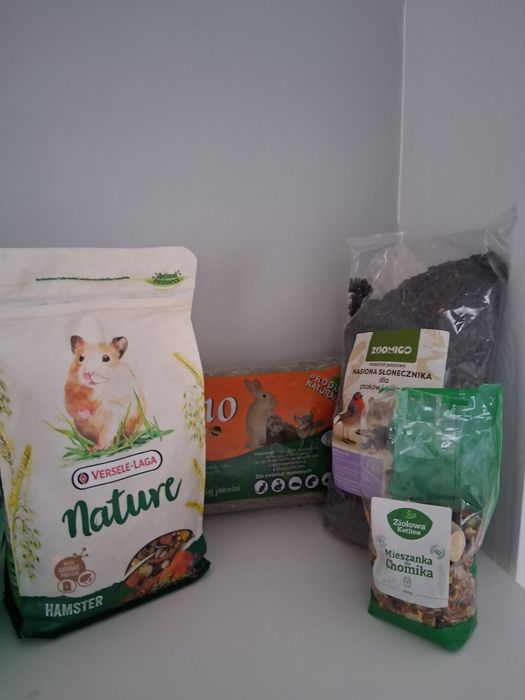 Zestaw dla chomika +jedzenie