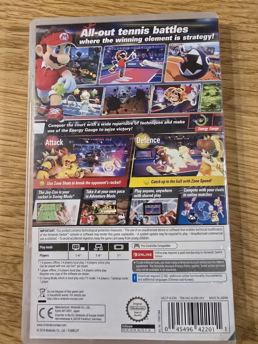 Mario Tennis Aces Nintendo switch