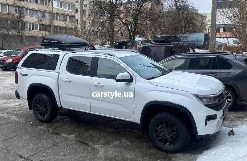 Автобокс на крышу дах Terra Drive 320 літрів сірий чорний матові 134х80х36 см нові уцінка пластик правосторонні Терра Драйв внутр 127x80x36 гарантія