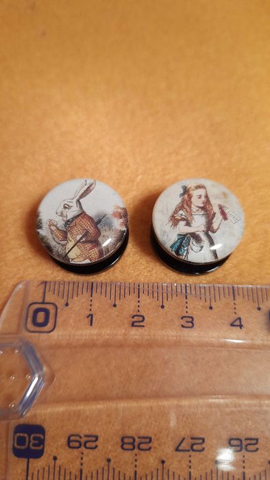 Tunele akrylowe, Alicja w Krainie Czarów 14mm