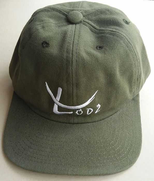 Czapka z daszkiem bejsbolówka z logo Łodzi ŁÓDŹ (oliwka khaki lodziana
