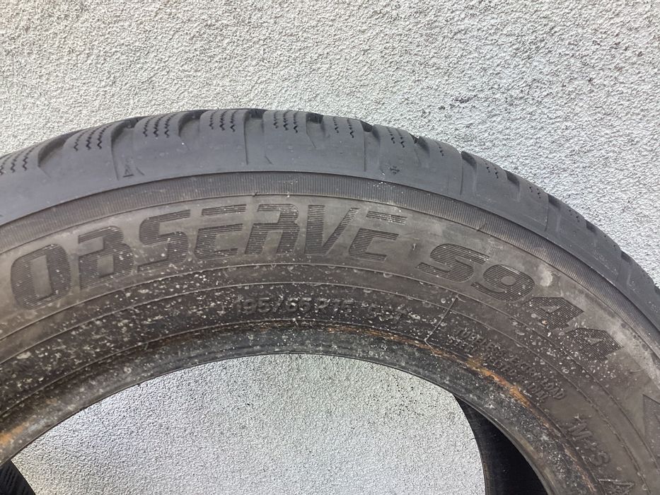 TOYO 195/65r15 2szt opony zimą zimowe  bieżnik 5.6mm 2019r