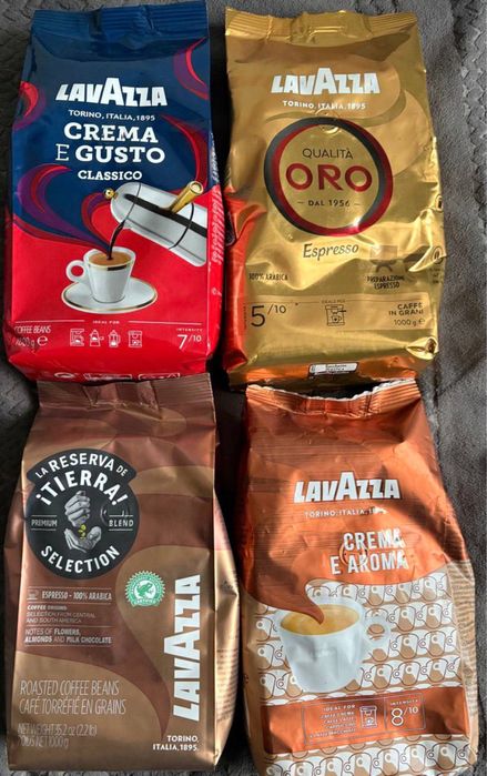 Кава lavazza в зернах 1 кг.