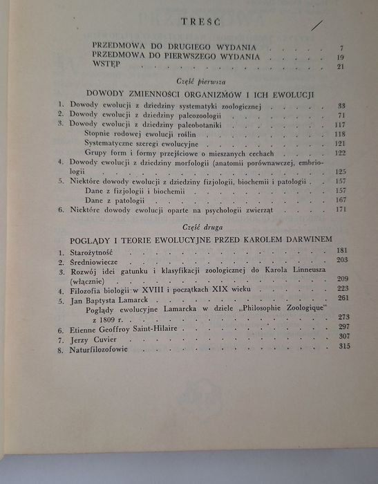 Idea ewolucji w biologii, Józef Nusbaum  tom I