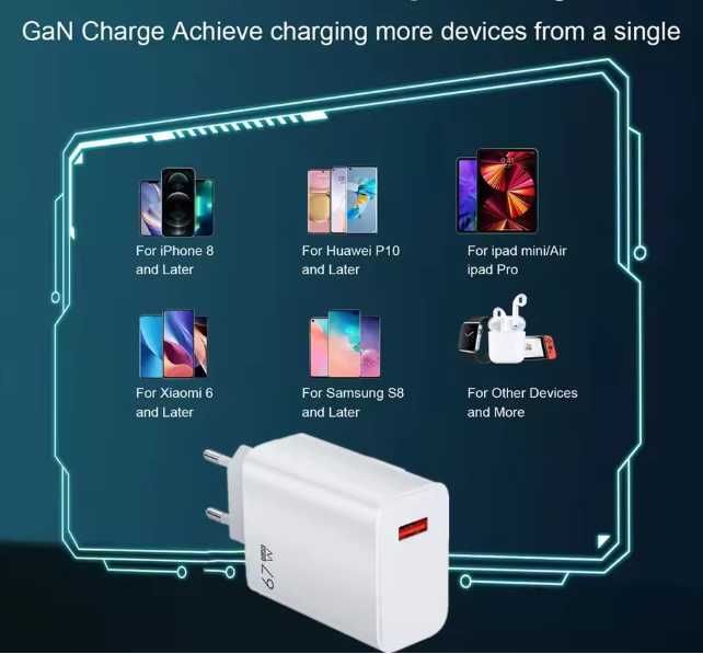 Быстрое зарядное устройство 67 ватт