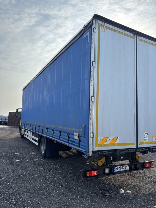 Zabudowa plandeka firanka paka 9,6 2,5 2,7 24 euro palety