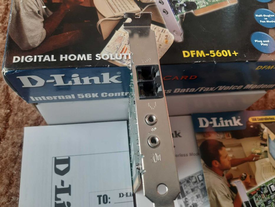 Аналоговый модем PCI D-link DFM-560I+