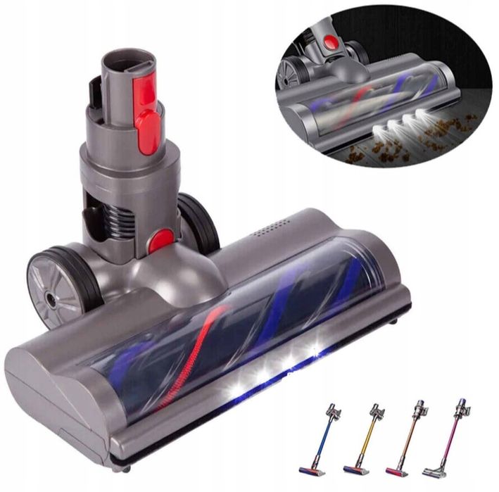 Turbo szczotka 4xLED Elektroszczotka do DYSON V7 V8 V10 V11 V15