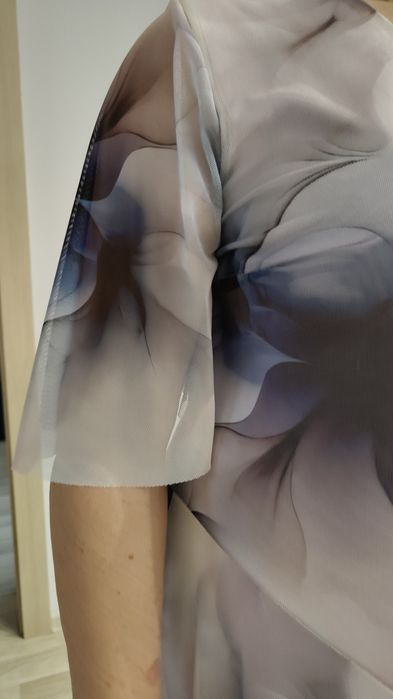 Sukienka kolorowa różowo granatowa Komunia  na uroczystość