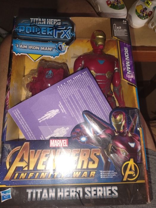Boneco Iron Man Titan Hero Power FX Novo