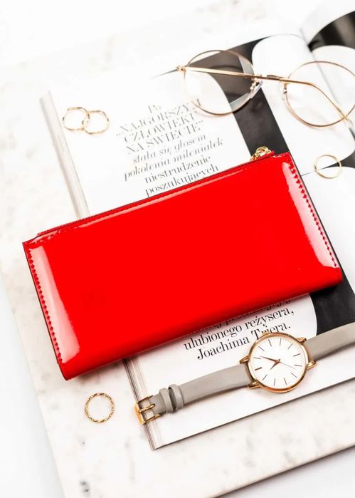 portfel damski eko r-004-pu8-2233 red