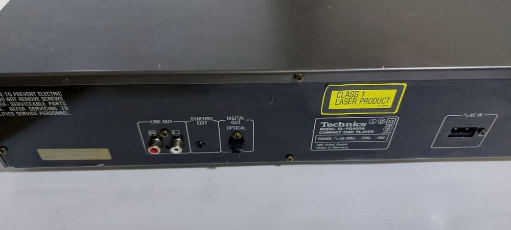 odtwarzacz płyt cd Technics sl-pg 400a