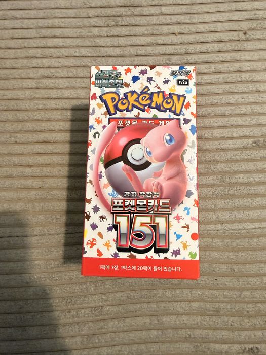 Nowy booster box Pokemon TCG 151