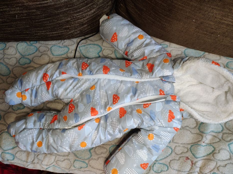 Дитячий теплий зимовий комбінезон