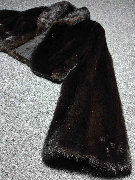 Жіноча норкова шуба - 100% Хутро - Розмір XS